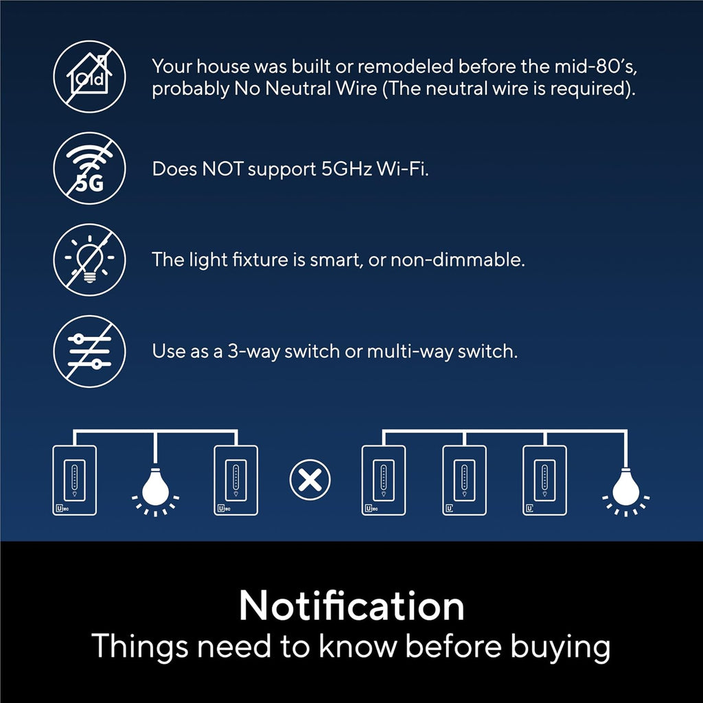 UTEC Smart Dimmer Switch