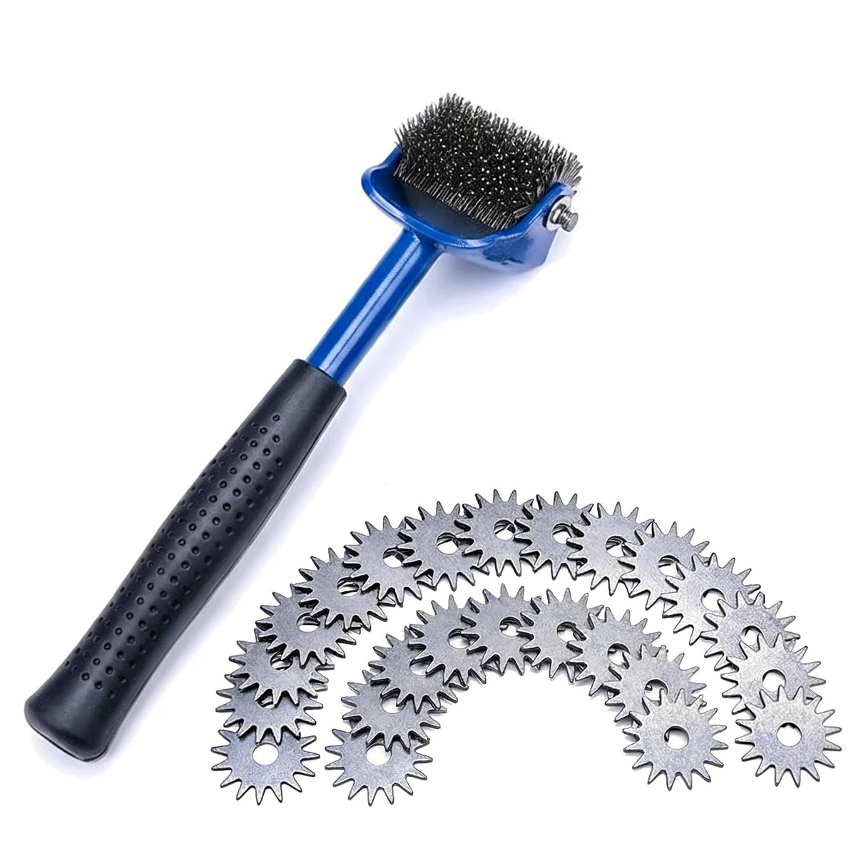 Grinding Wheel Dressing Tool with 25 Star Blades for Bench Grinder