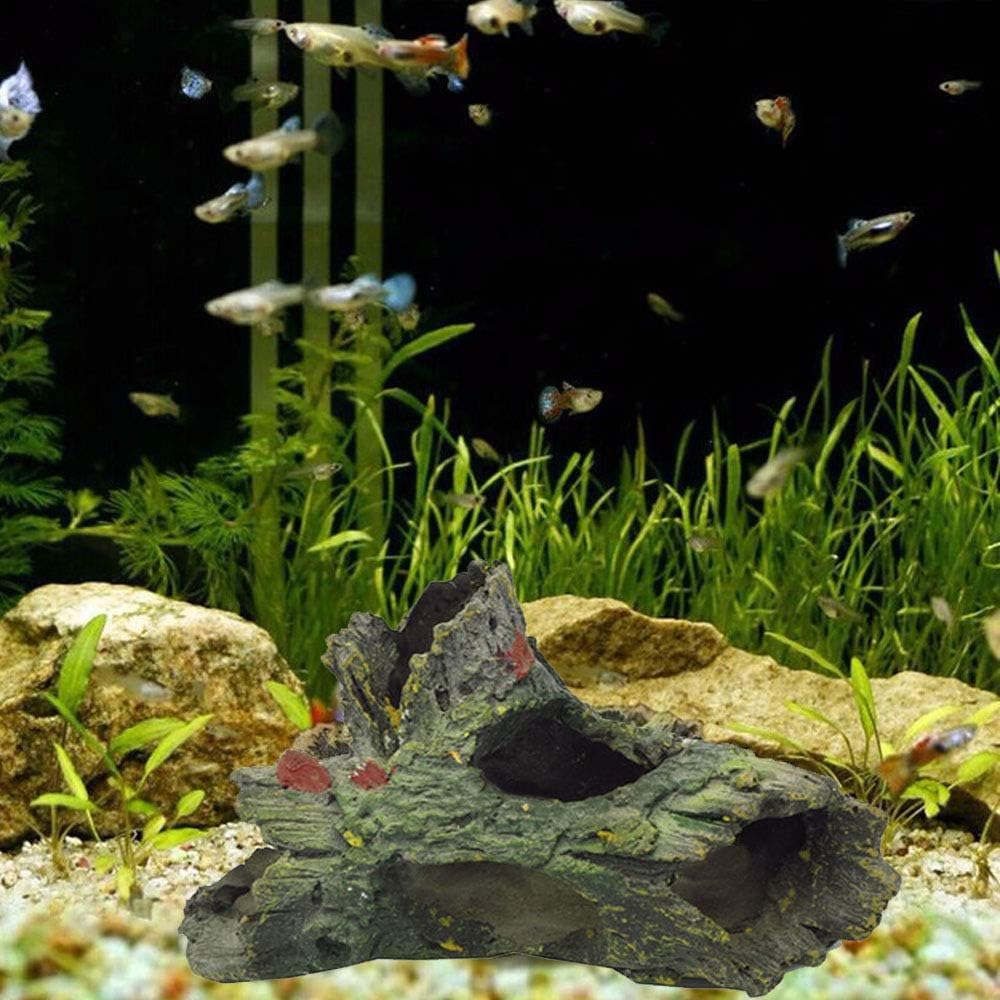 Decaying Trunk Aquarium Ornament