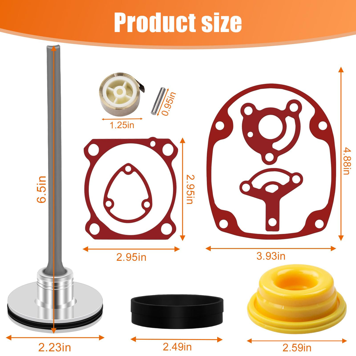 877-323 Tools Parts Gasket Kit, Gasket Tools Air Nail Gun Parts, Include Bumper, Ribbon Spring, O-Ring, For Hitachi NR83 NR83A NR83A2
