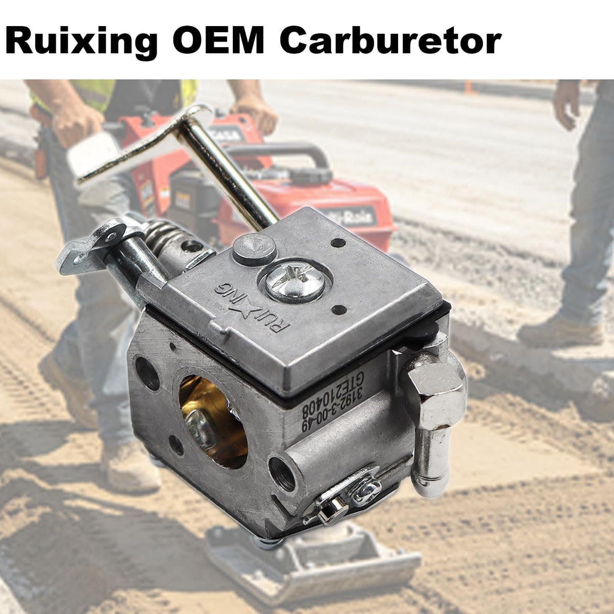Ruixing Carburetor Compatible with MultiQuip Mikasa Rammer MT-74FA