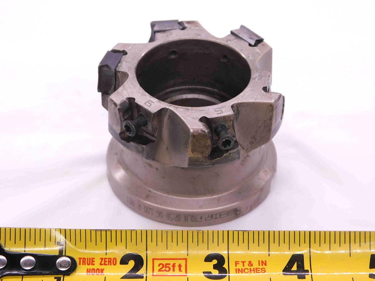 ISCAR 2 1/2 O.D. FACE Mill F90LN D2.50-06-1.00-R-N11 1" Pilot 6 Pockets LN-1106 - JJ2484DH5