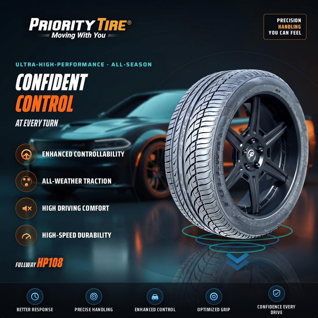HP108 215/55ZR17 98W XL All Season High Performance Tire | Passenger High Performance All Season Traction 98W Rated