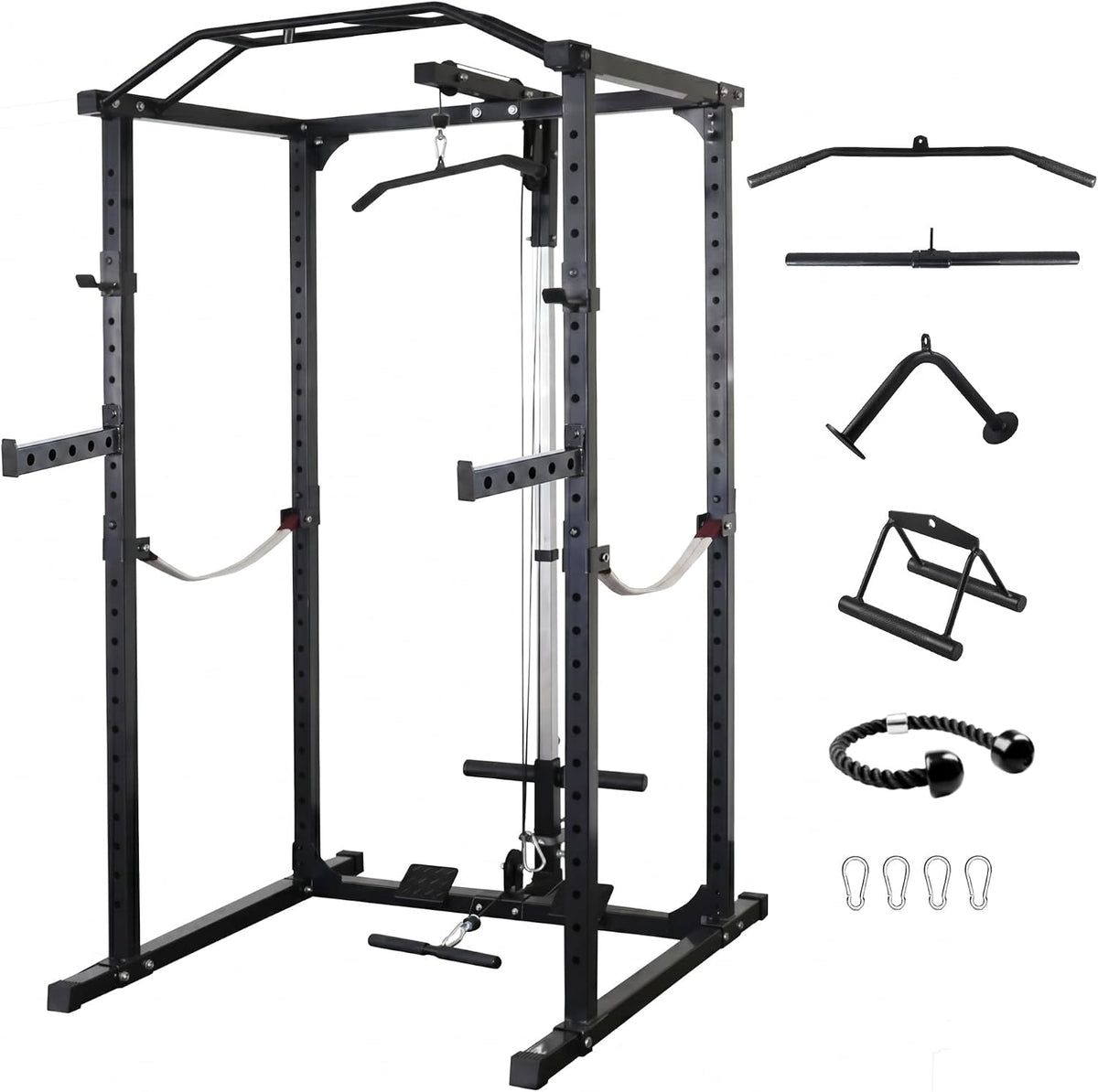 Multifunction Heavy-Duty Power Cage Squat Rack, Home Gym,Multiple Sizes and Colors Available