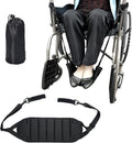 Wheelchair Footrest Hammock, Adjustable Hanging Foot Sling for Foot Rest Replacement, Wheelchair Accessories Leg Rest Support Strap