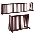 Extra-Wide Retractable Indoor Mesh Pet & Child Safety Gate with One-Hand Safety Lock for Wide Openings, Patios & Stairways