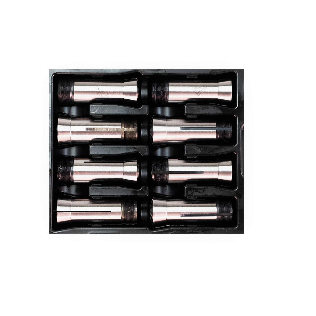 8 Piece Precision 5C Round Collet Set0.0005" Accuracy