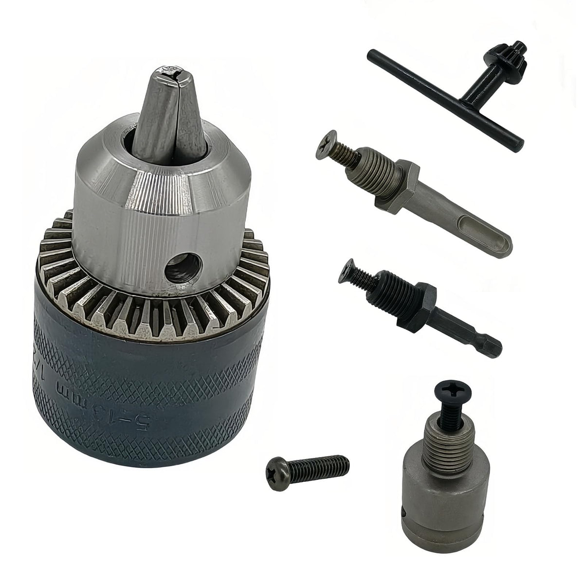48-66-5185 Chuck Keyless 1/2-20UNF Fits to 5378-20 5378-21 5381-20 5381-22 Dewalt 584925-02 Makita Bosch Hitachi Metabo Skil 1608571048 Tool Hammer 1/2 Drill Chuck