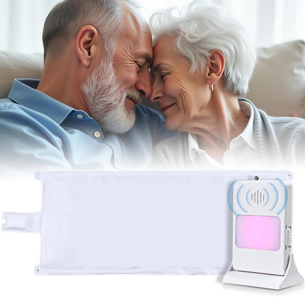 Bed Sensor Pad & Pager Bed Alarm for Elderly Dementia Patients – Fall Prevention Sensor with Pressure Motion