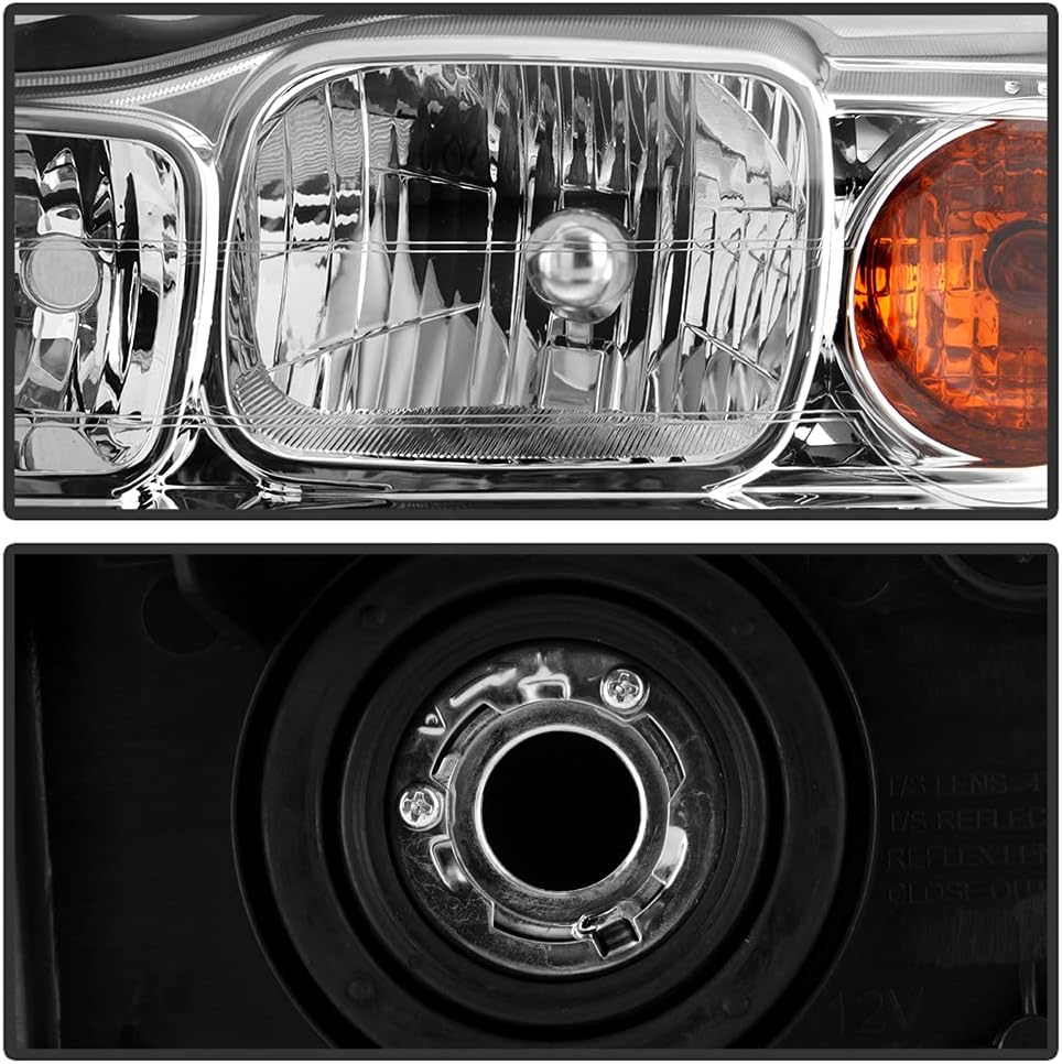 Compatible with 2006-2007 Saturn Vue Headlights Headlamps Replacement 06-07 Driver & Passenger Driver + Passenger Side