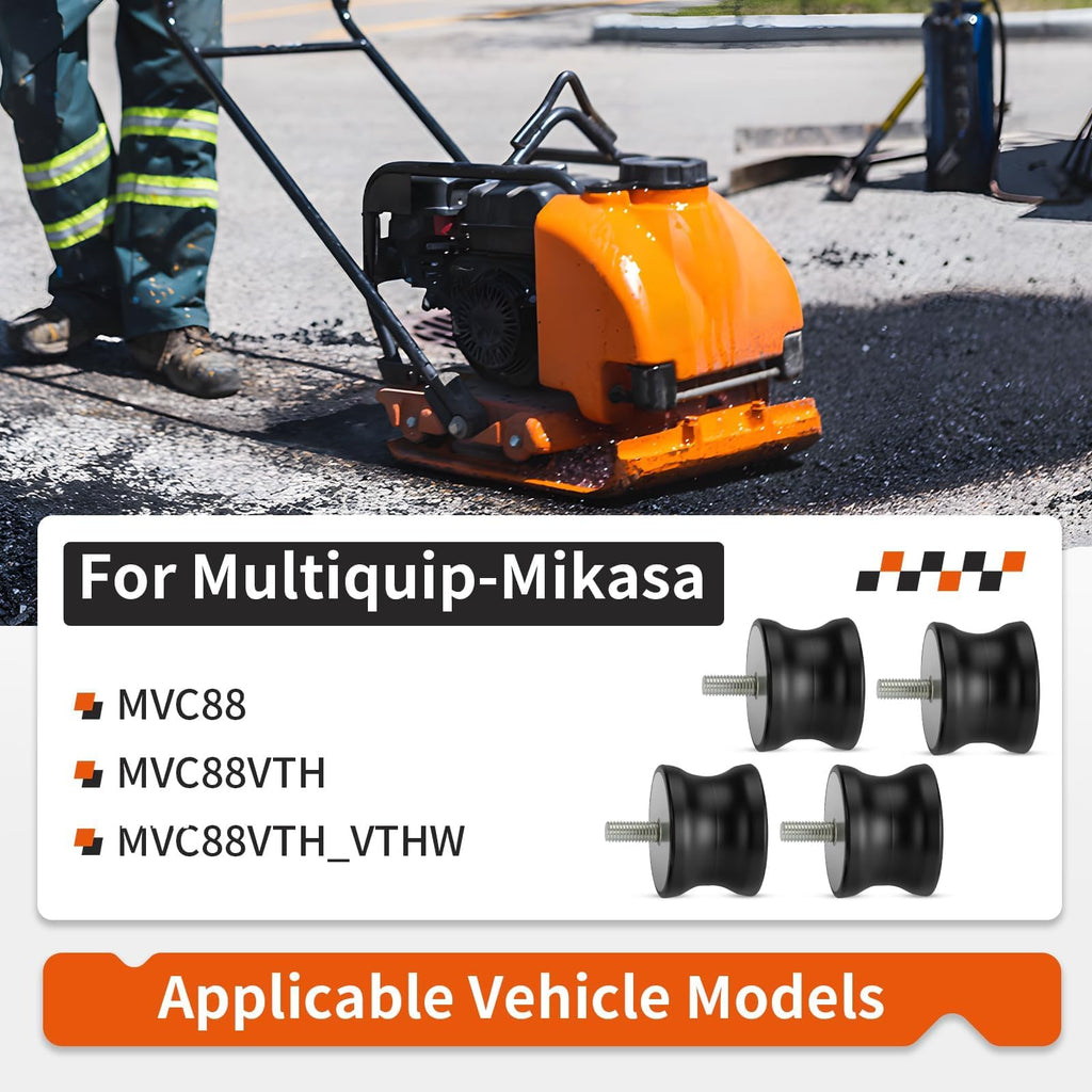 4Pcs Shockmount for Multiquip MVC88 MVC88VTH MVC88VTH_VTHW 939010230