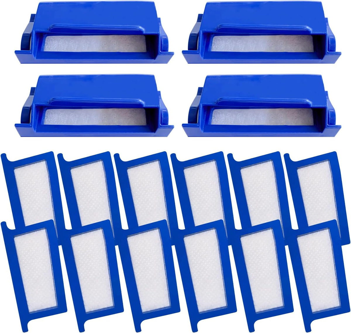 16 Pcs CPAP Filters Compatible with DreamStation1, Replacement Filter Kit Includes 4 Pollen Filter and 12 Disposable Ultra-Fine Filters