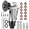 Abizarch Mini Pneumatic Chamfering Machine, 30000 RPM Portable Air Beveling Machine with 1/4 Inch Air Inlet Handheld, 45° Mini Chamfering Machine Air Tools with Blades for Beveling Deburring