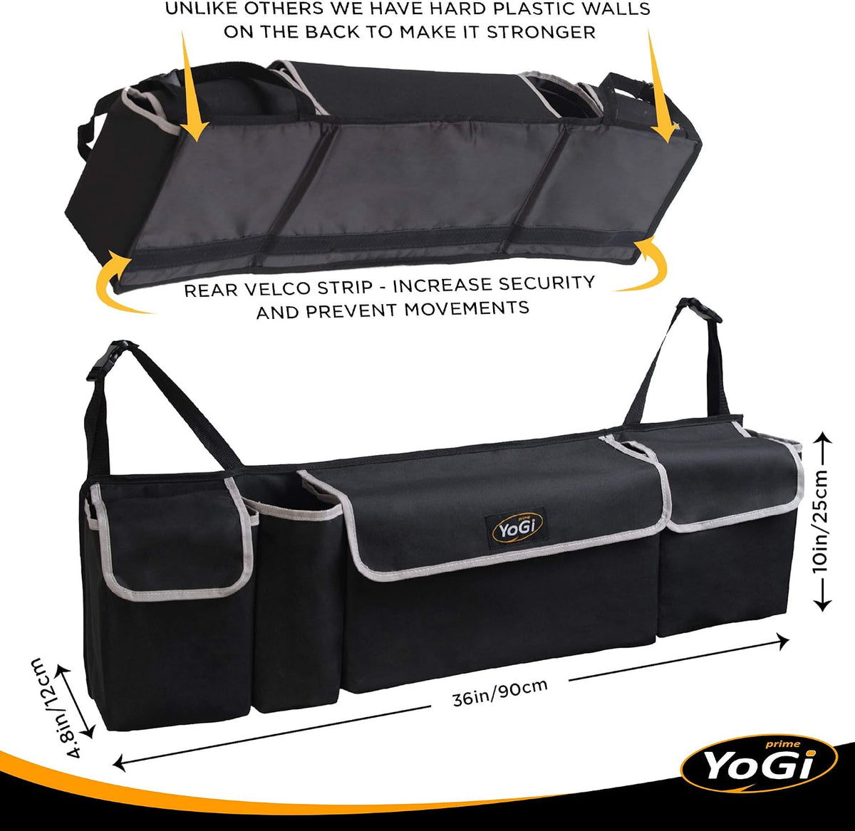 Trunk Organizer for Suv | Hanging Trunk Organizer, Cars Trunk Organizers | Waterproof, 4 Pocket Backseat Storage