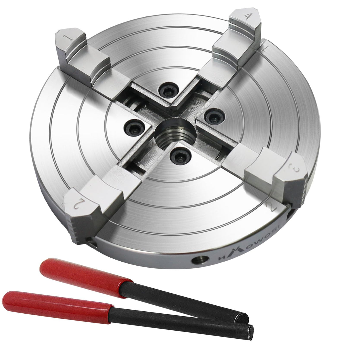 Wood Lathe Chuck 6 inch 4 Jaws Self-Centering Lathe Chucks