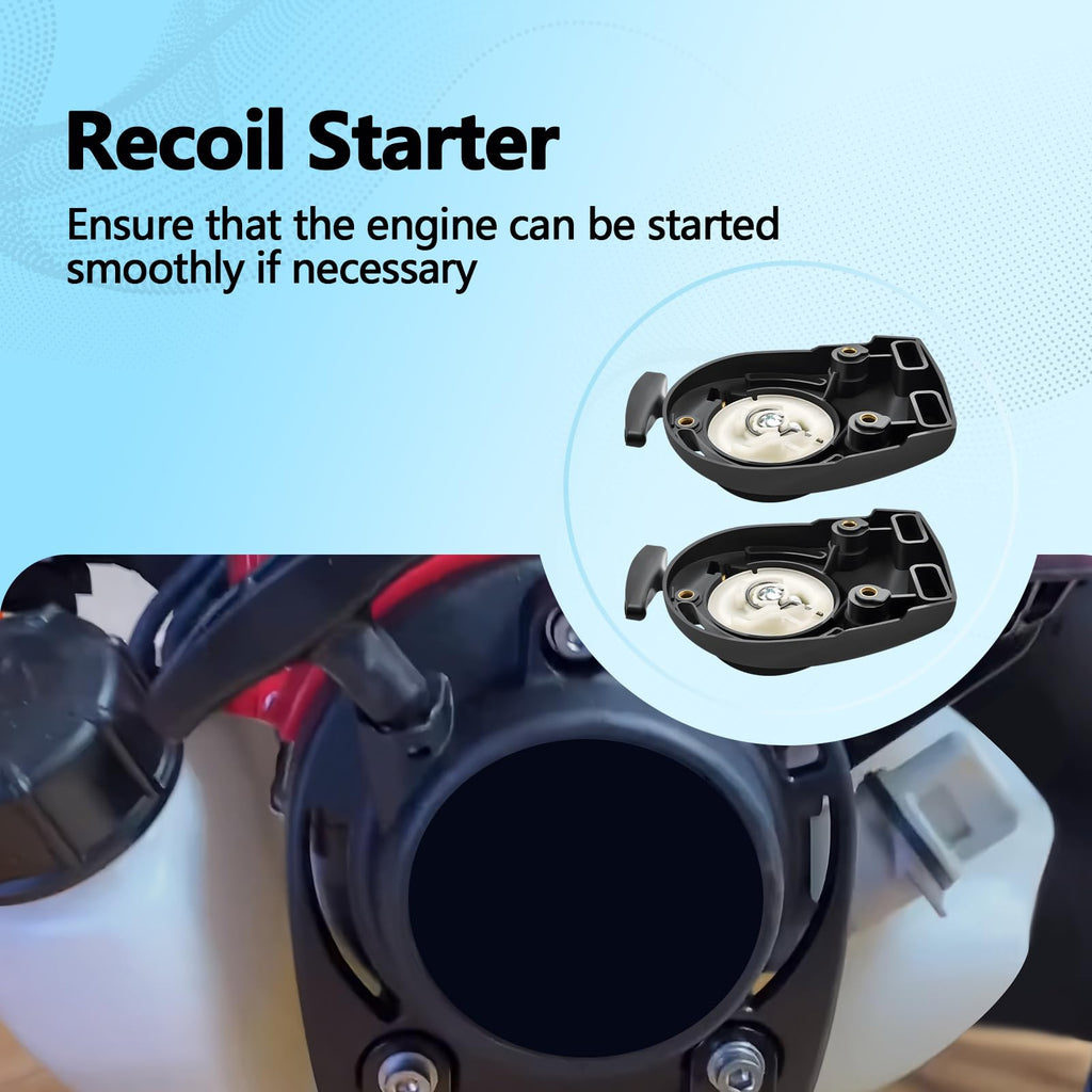 Quealzara 28400-Z3F-M01 Recoil Starter Compatible with Honda GX35 GX35NT HHT35S UMC435A Engine Motor Trimmer Brushcutter Pull Start Assembly Replaces 28400-Z0Z-315 28400-Z0Z-305