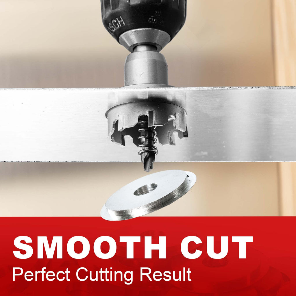 EZARC Carbide Hole Saw Heavy Duty, Hole Cutter for Stainless Steel, Sheet Metal 3-3/4" 95mm