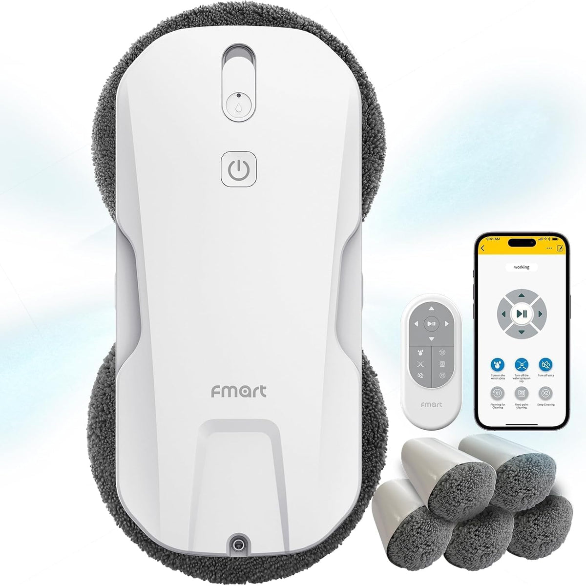 T11 Window Cleaning Robot with 4 Ultrasonic Water Sprays