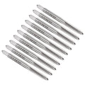 uxcell 10pcs Machine Thread Taps 10-24 UNC 2B High Speed Steel 6542 Straight Flute Screw Thread Milling Taps Threading Tapping Repair Tools