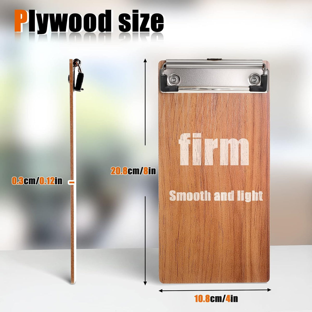 30 Pcs Mini Clipboard Wood Check Presenters Restaurant Clipboards