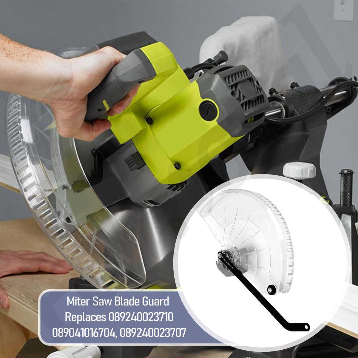 089240023710 Miter Saw Blade Guard Replacement for Ryobi 12" Miter Saw