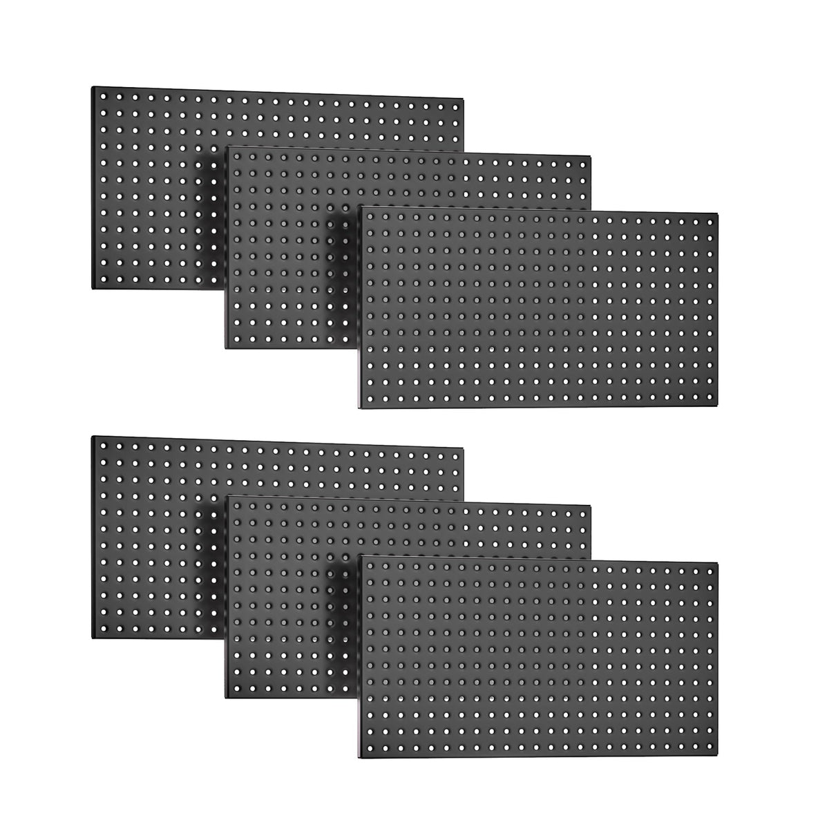 Metal Pegboard Panels 24" x 12", Heavy Duty Peg Board for Garage