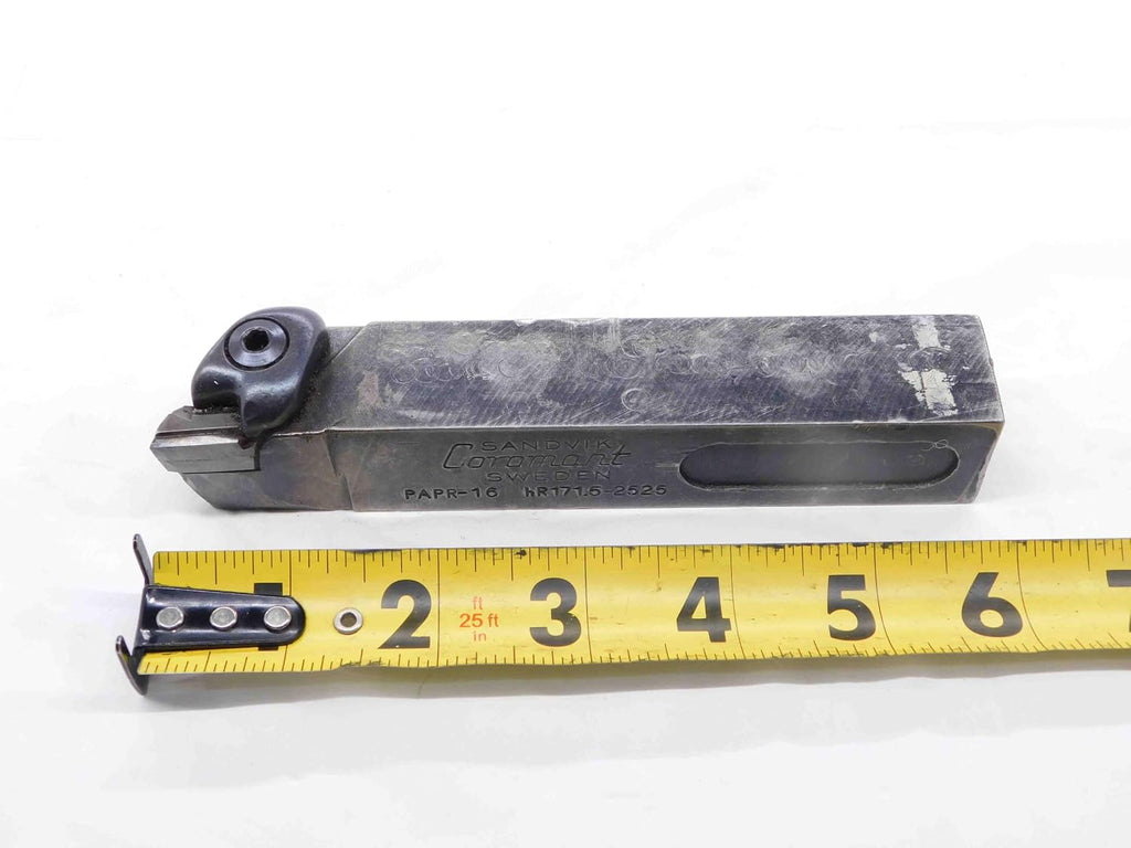 SANDVIK PAPR-16 Lathe Turning Tool Holder 1" Square Shank 5 3/4 OAL hR171.5-2525 - NS6522BB6
