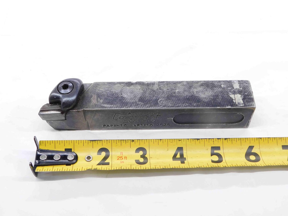 SANDVIK PAPR-16 Lathe Turning Tool Holder 1" Square Shank 5 3/4 OAL hR171.5-2525 - NS6522BB6