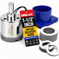 1 1/2 in Diamond Hole Saw Kit, Water-Cooled Guide for Clean, No-Chip Holes