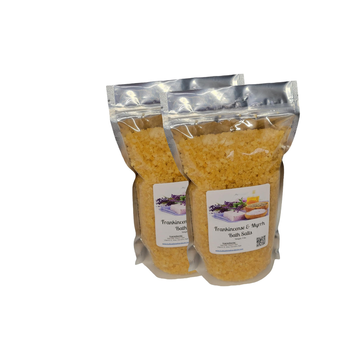 Bath Salts | 8lbs (2) 4lb Bags | Frankincense & Myrrh Scent