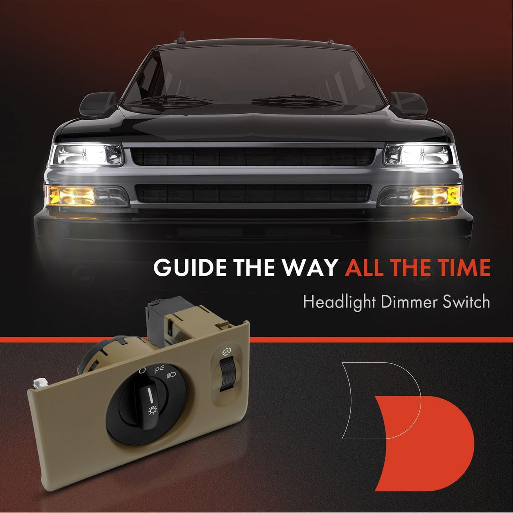 A-Premium Headlight Switch Headlamp Dimmer Switch Compatible with Ford