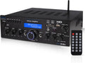 Wireless Bluetooth Home Stereo Amplifier - Multi-Channel 200 Watt Power Amplifier Home Audio Receiver System w/HDMI