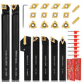 VERFUTHL Indexable Lathe Turning Tool 21Pcs Kit 5/8" 16mm Shank for Turning