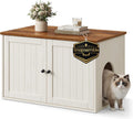 Toolless Assembly Litter Box Enclosure, Cat House