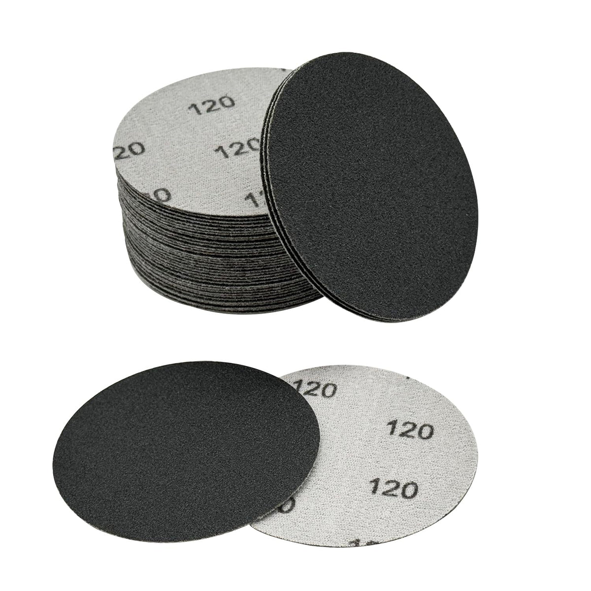 3 Inch Sanding Discs, 40pcs 120 Grit Premium Silicon Carbide Sandpaper