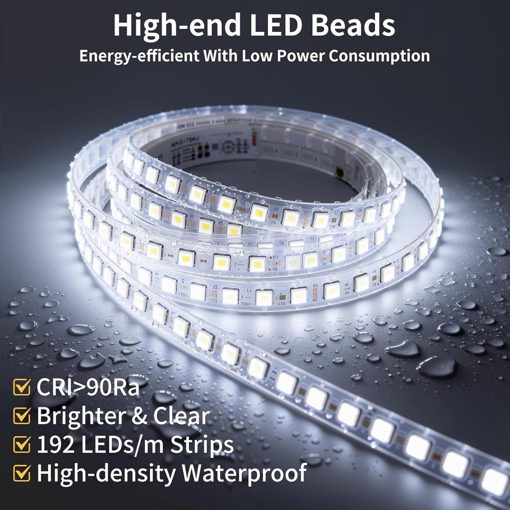 36"x30" LED Bathroom Mirror with Lights, Backlit+Frontlit, Anti-Fog | CRI 95, Stepless Dimmable, 3 Colors Lighting