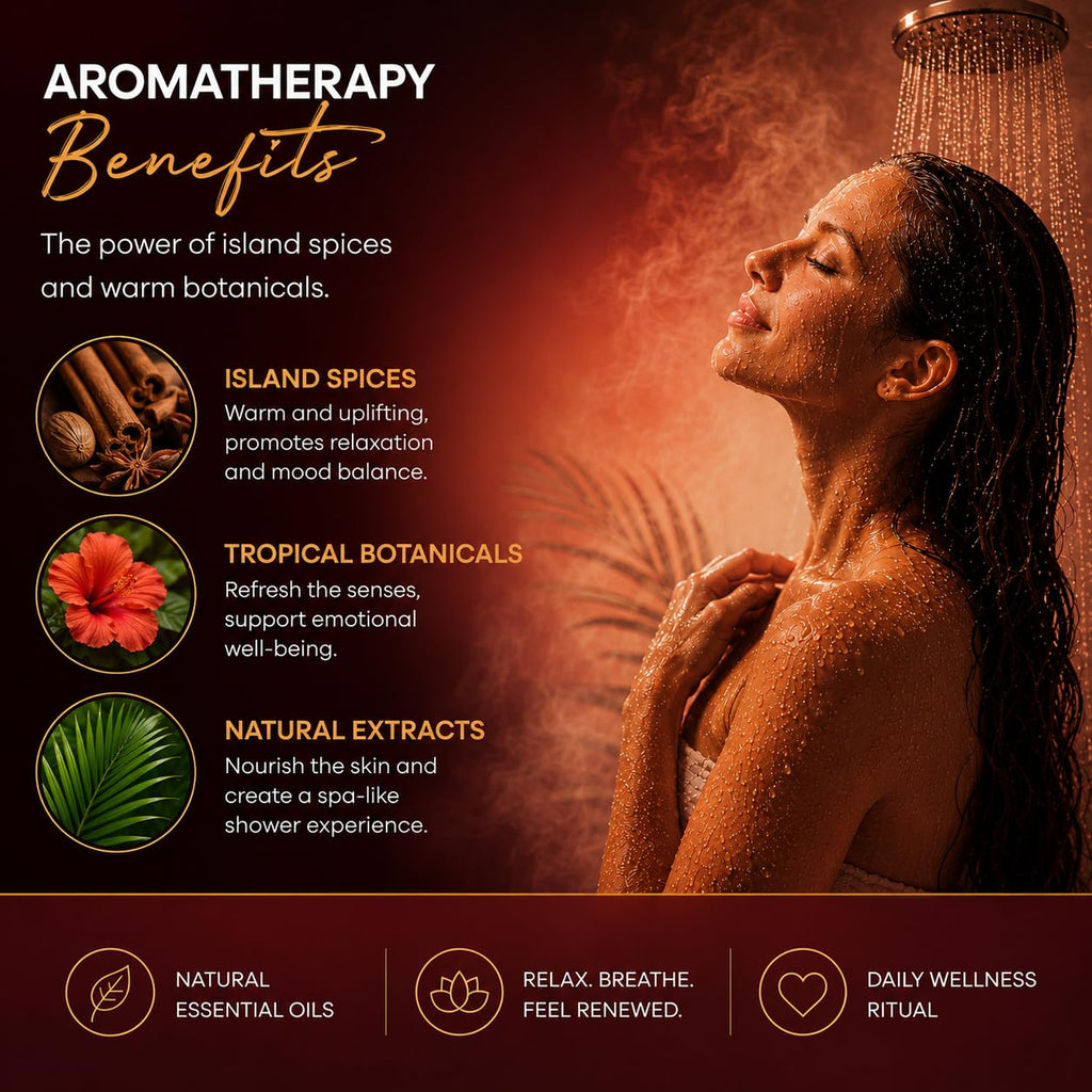 Shower Steamers Aromatherapy, Island Spice Shower Tablets