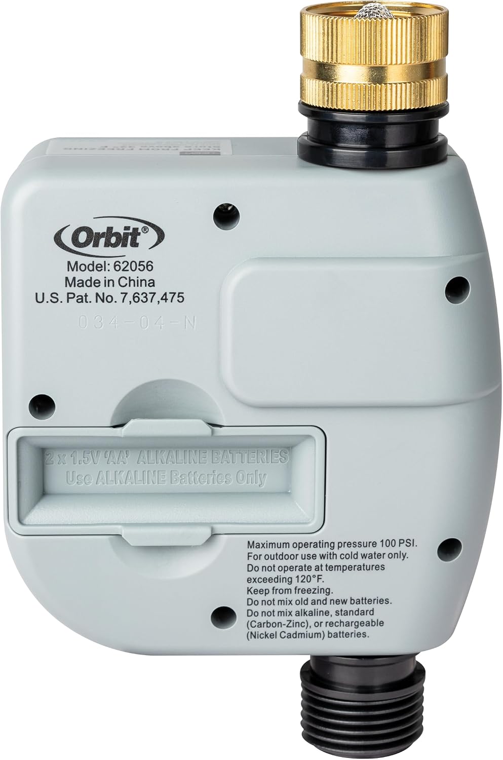 One Outlet Single-Dial Hose Faucet Timer - Easy Programmable - For Garden Watering System - LCD Hose Timer with