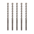 Sabre Tools 5-Pack 1/2 Inch x 8 Inch SDS Plus Rotary Hammer Drill Bits, Carbide Tipped for Brick, Stone and Concrete (1/2” x 6" x 8")