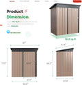5' x 3' Outdoor Storage Shed