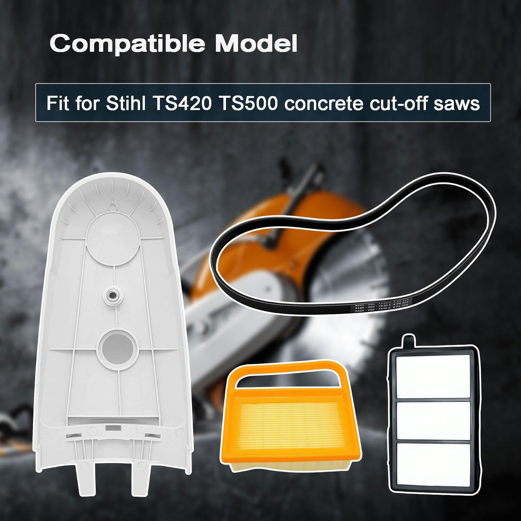 4238-700-8109 Belt Cover Guard Shield Kit For Stihl TS420 TS500 Saws