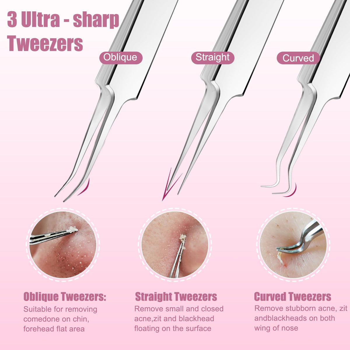15 Pcs Pimple Popper Tool Kit