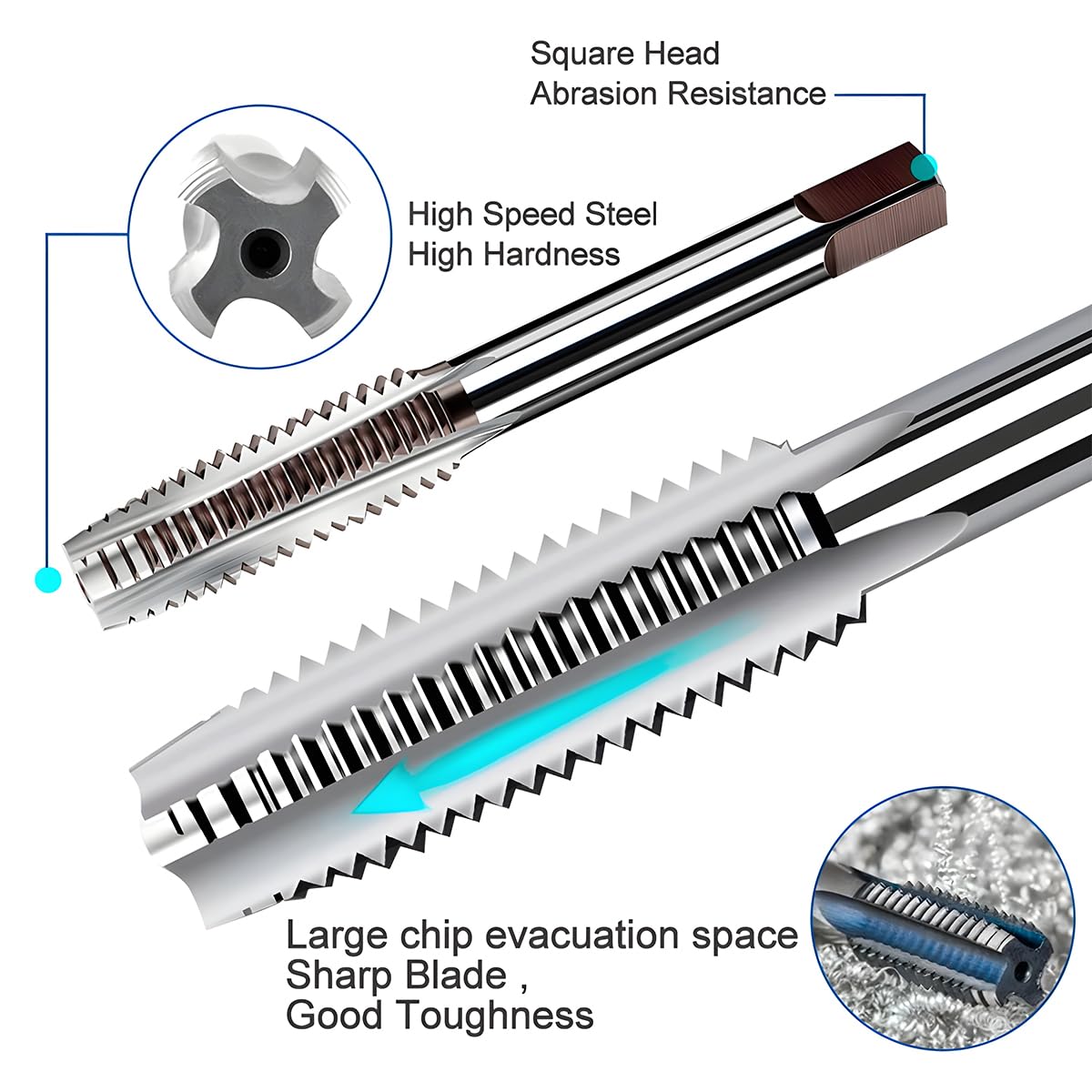 Ywdiml 15 Pack M10 x 1.0 mm Thread Repair Insert Kit