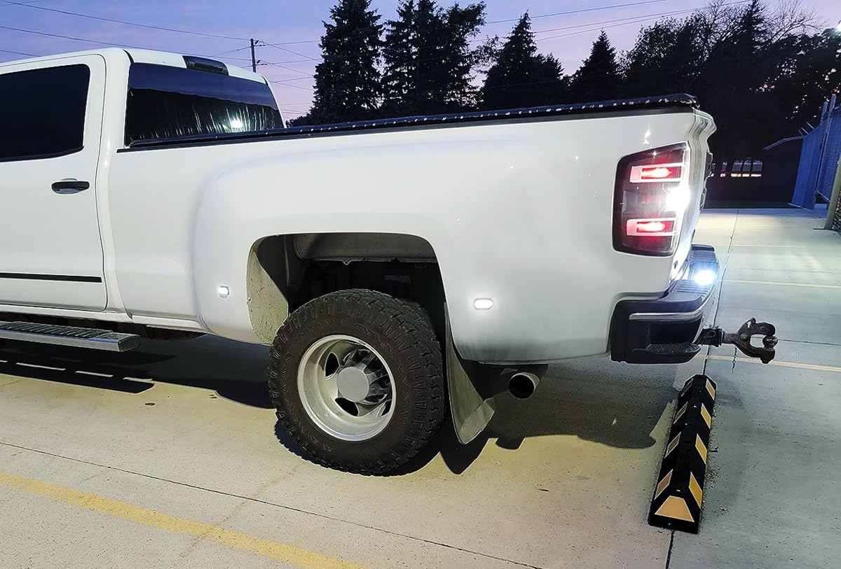 iJDMTOY LED DRW Side Marker Lights For Chevy/GMC Silverado Sierra 2500 3500