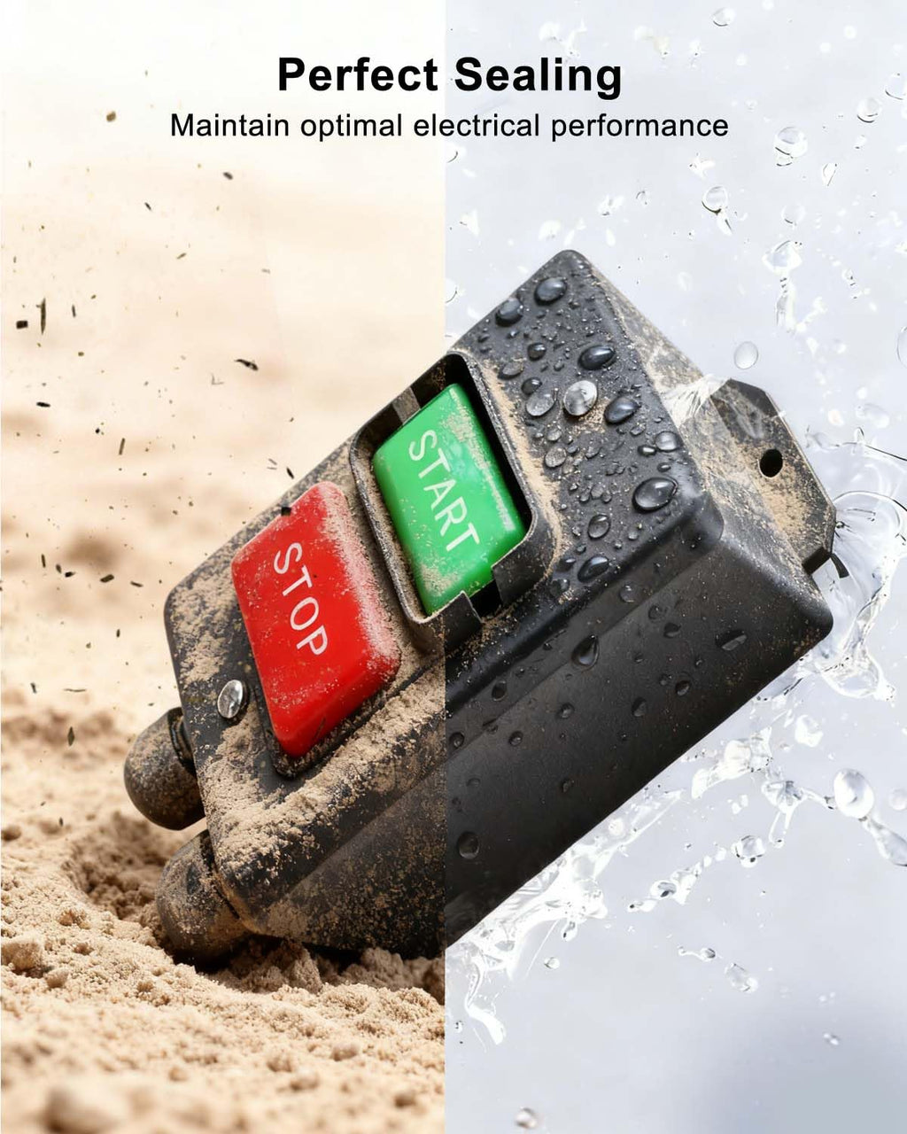 110V/220V Dual Voltage Single Phase On Off Switch Fit for Table Saw Router