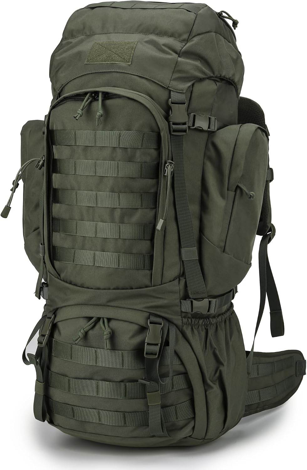 60L Military Internal Frame Backpack for Hiking,Camping,Hunting,Rucksack Backpack with Rain Cover