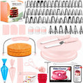 200PCs Cake Decorating Kit with Video Course for Beginners & Pros