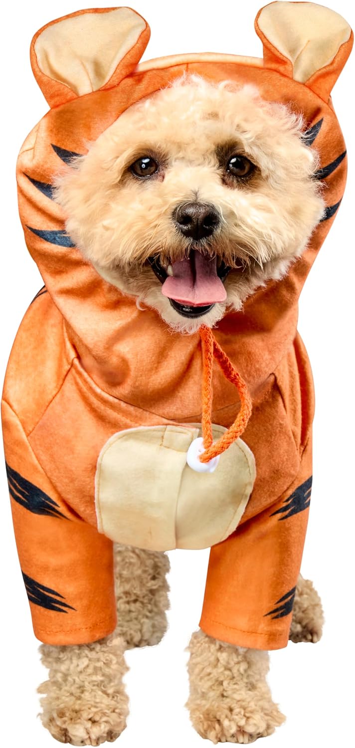 at Party City Disney Winnie the Pooh: Tigger Pet Costume for For Dogs or Cats by Rubies, XL