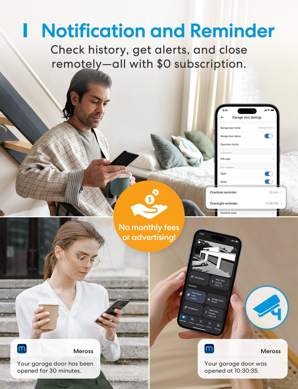 Smart Garage Door Opener Remote, Apple HomeKit Support, MSG150HK | Work with Google, Alexa, SmartThings and CarPlay