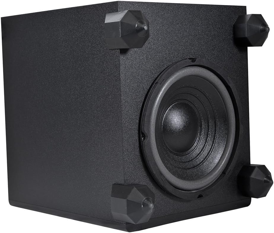 5.1 Channel Home Theater Satellite Speakers And Subwoofer - Black